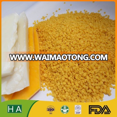 China honey yellow beeswax / bee wax for good grade or cosmetic grade